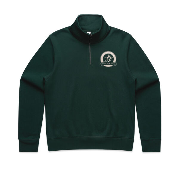 Nauti or Knot - Keep Fishin - AS Colour Womens Stencil Half Zip Thumbnail